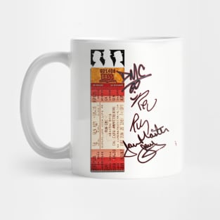 Run DMC concert ticket tribute Mug